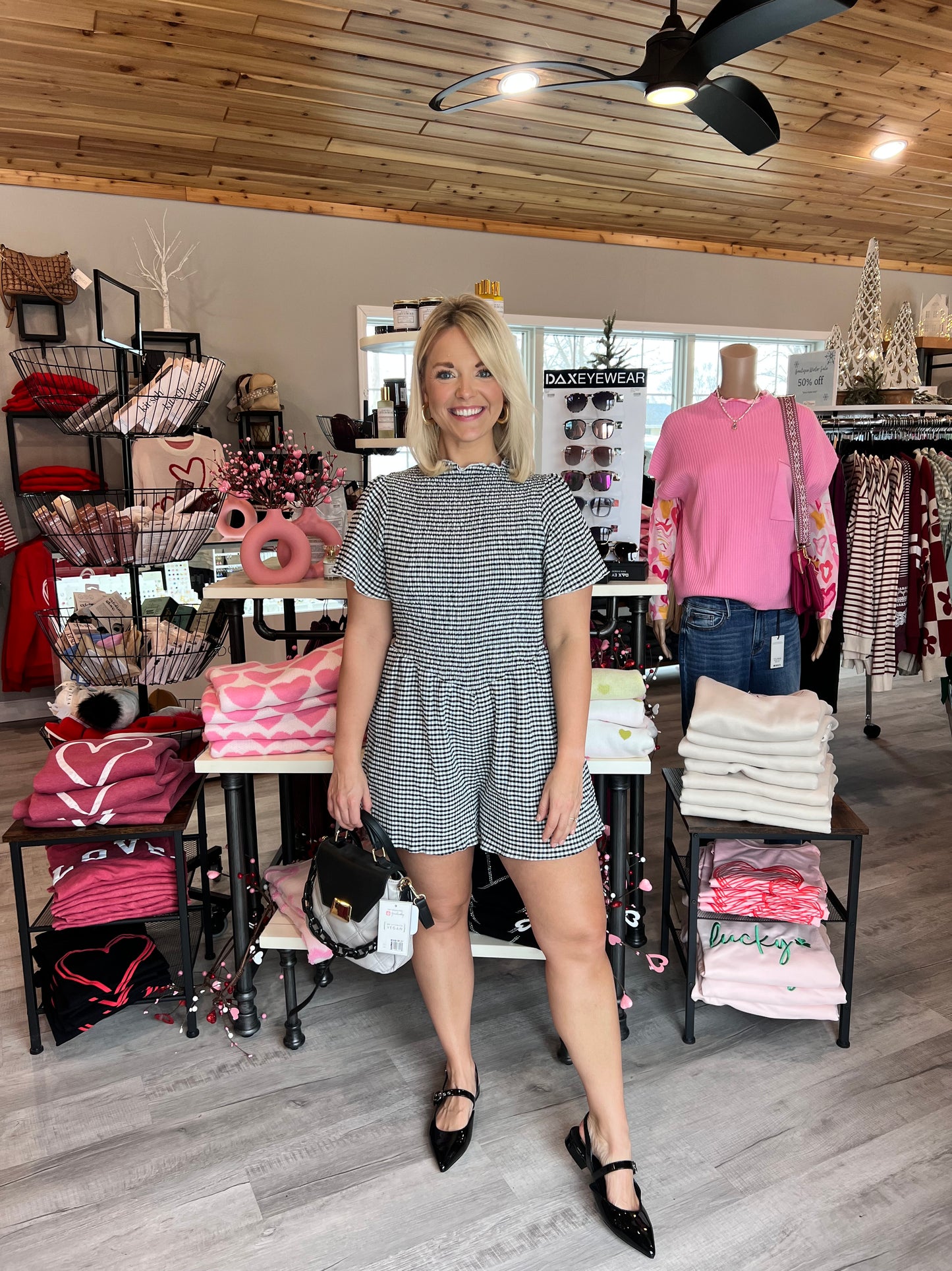 Doe and Rae Smocked Romper