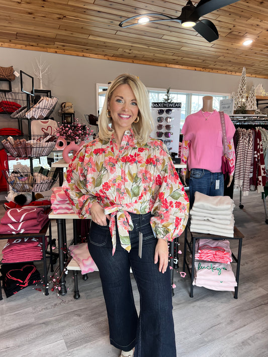 BiBi Floral Blouse