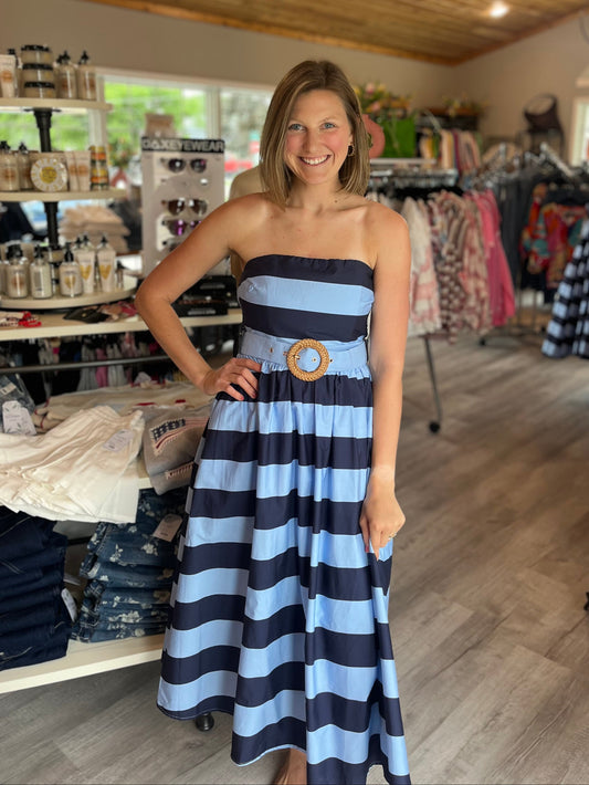 Entro Striped Dress