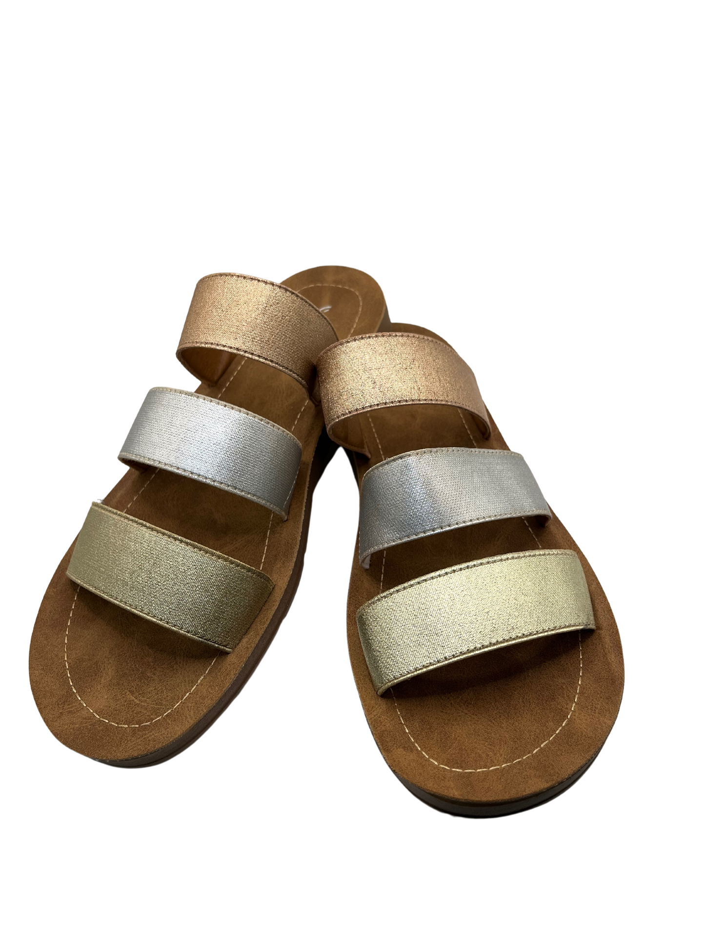 Dafne Sandals Mixed Metallic