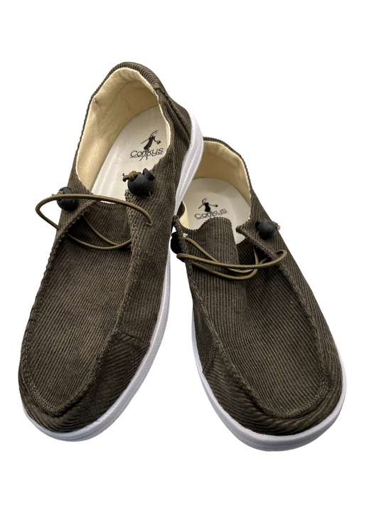 Kayak Shoes Olive Corduroy